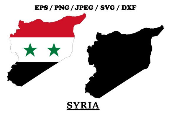 A Designer's Review of the Syria Flag Map Graphic