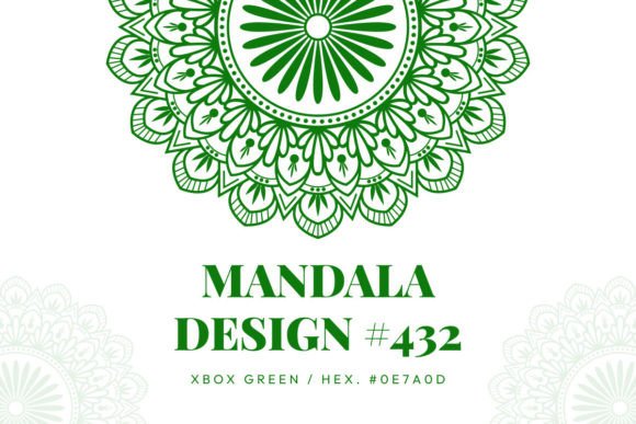A Professional Designer Reviews Mandala Design 432: Xbox Green Graphics & Patterns