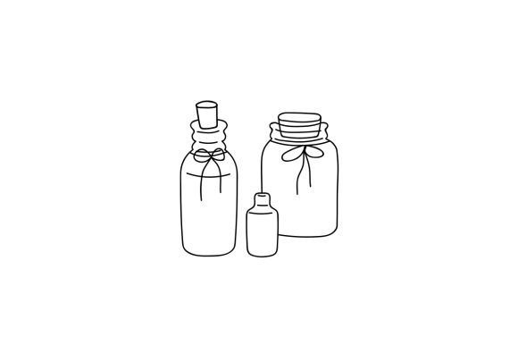 A Sketch for Soap Making: An Essential Oil Illustration for Crafts