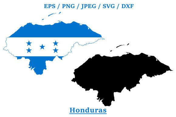 Crafting with Honduras Flag Map Graphics