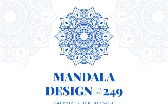 MANDALA DESIGN 249 - SAPPHIRE: A Graphic Designer's Practical Review